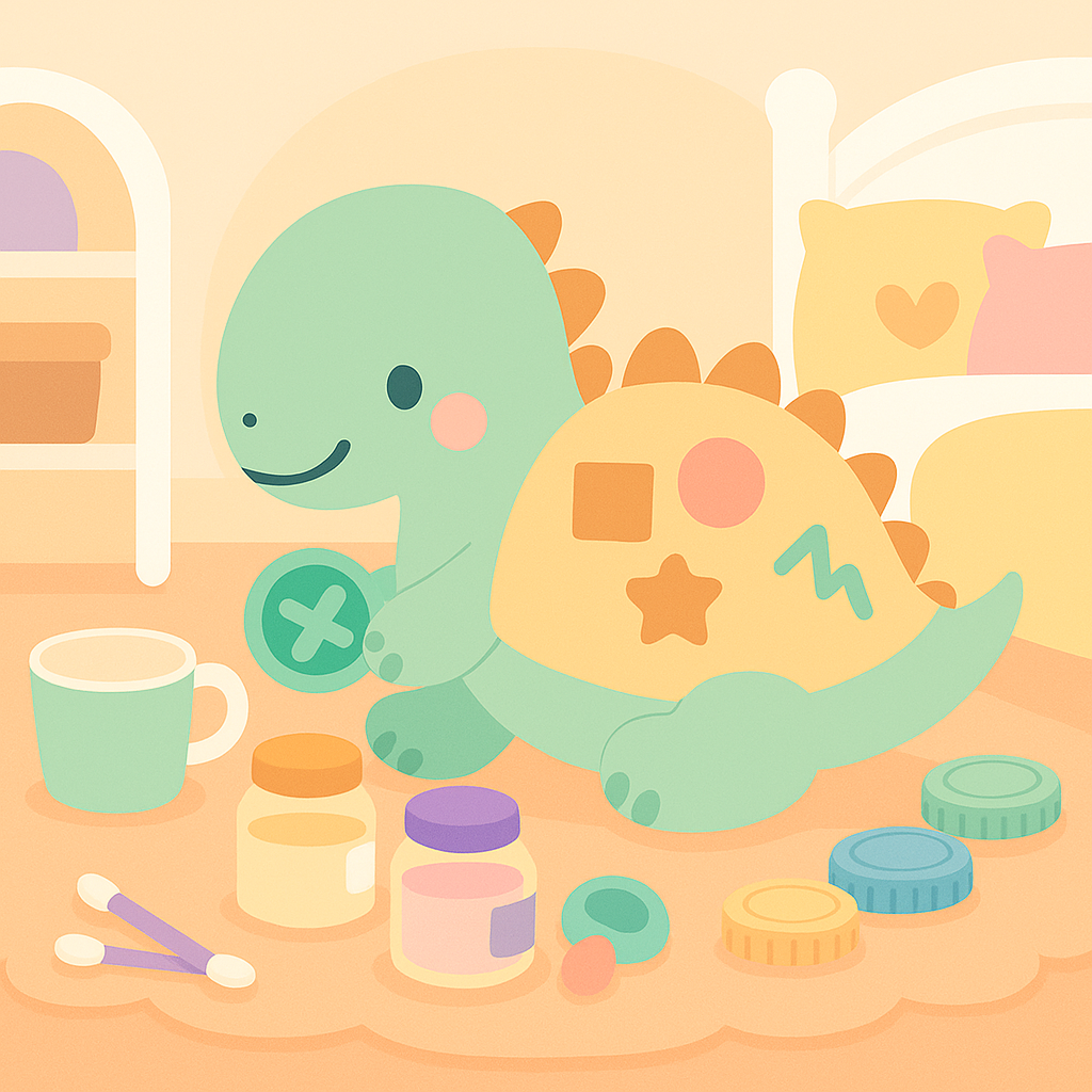 DIY-Anleitung: SchilDinos DIY-Sensorik-Zubehör dem Kleinkindhaushalt – perfekt für Stapelstein Aktivitätsplatten