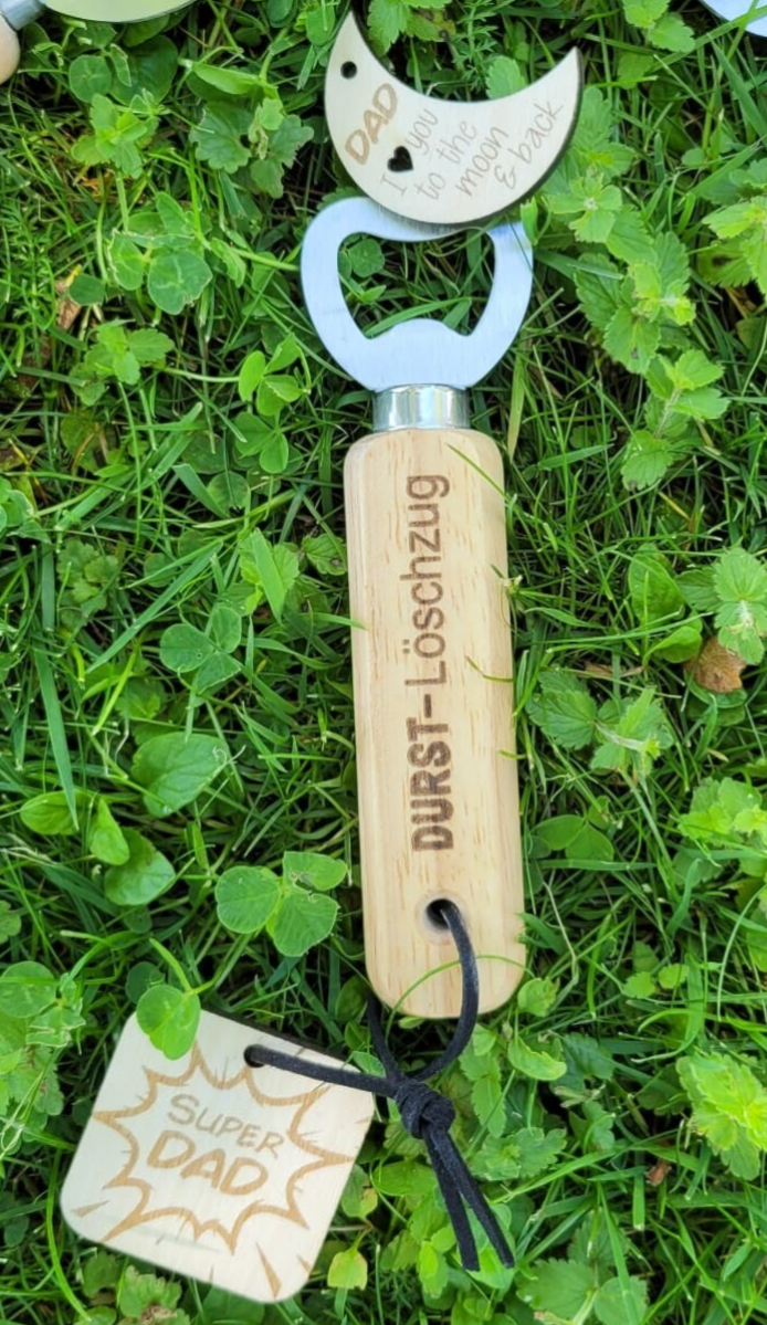 "Durst-Löschzug" Flaschenöffner/ Kapselheber Edition Vatertag, personalisiert