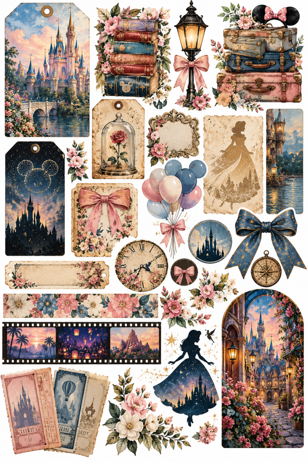 Custom Scrapbooking Ephemera Bundle