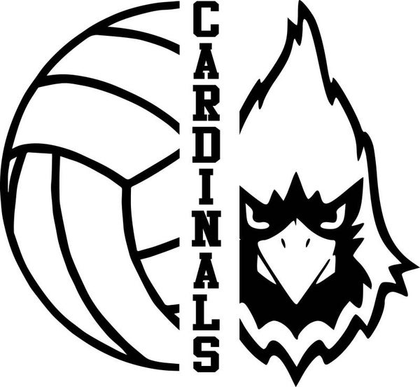 Cardinals Volleyball T-Shirt or Hoodie