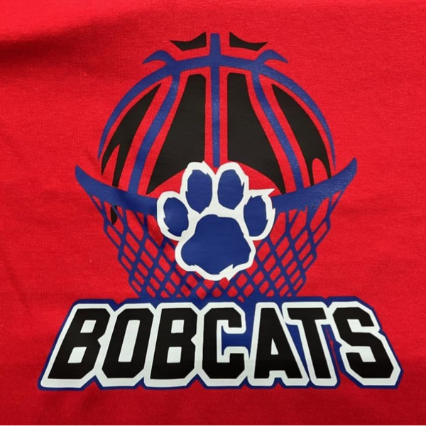Bobcats Basketball With Paw T-Shirt or Hoodie
