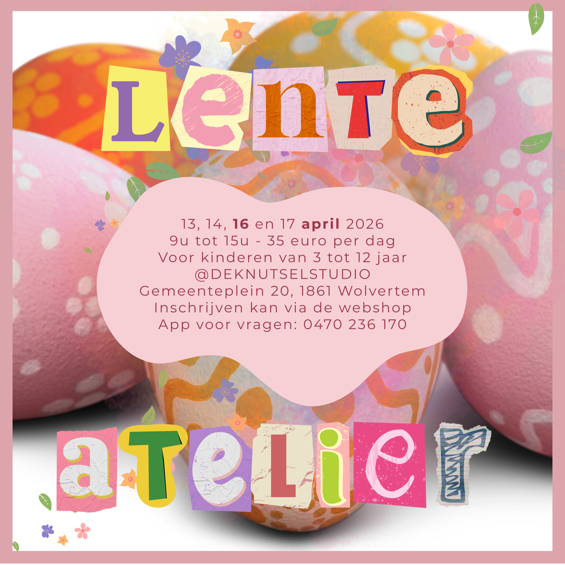 Lenteatelier 16 april 2026