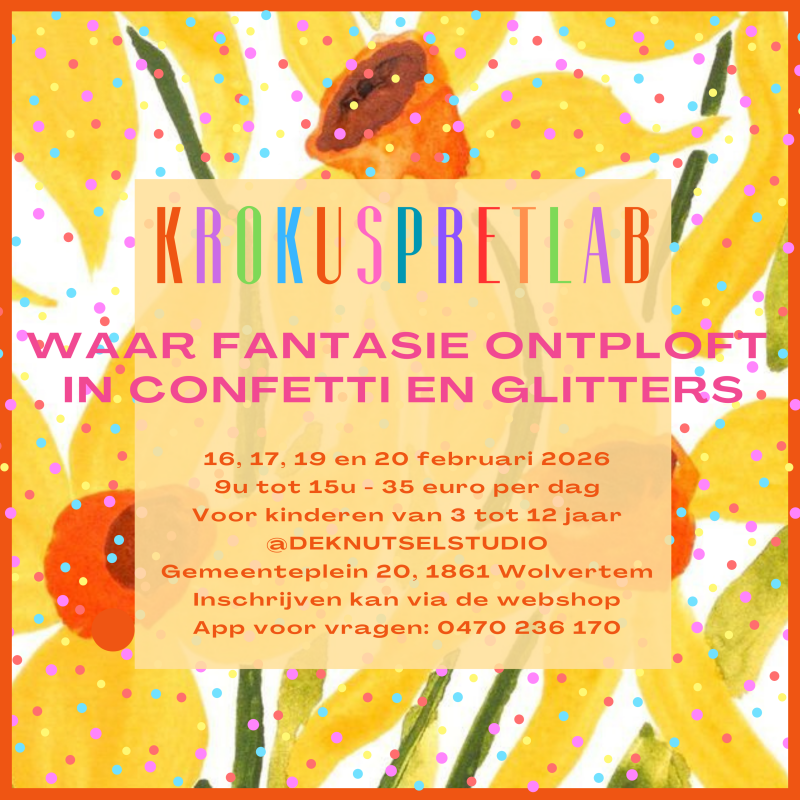 Krokuspretlab - heel de week (behalve woensdag)