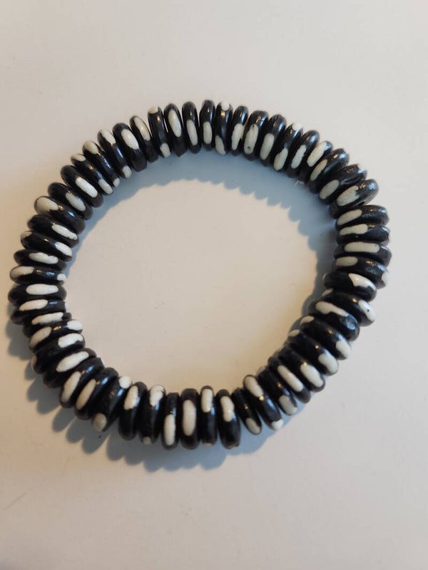 Black and White African Bone/ Top Seller
