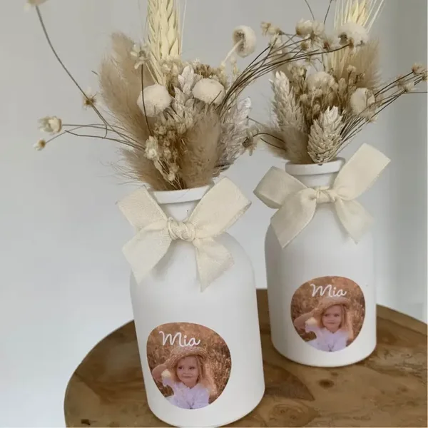Vaasje wit (5 stuks)