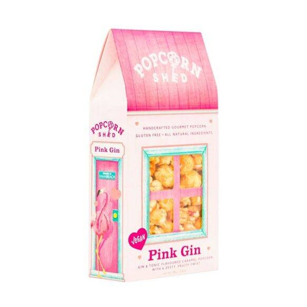 Veganistische Roze Gin Gourmet Popcorn Schuur