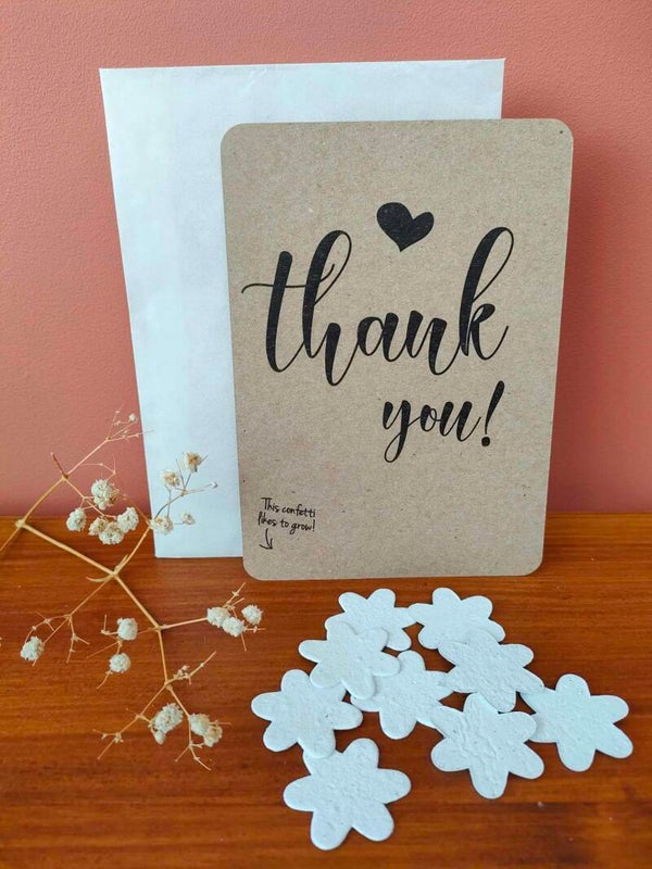 Wenskaart: Thank you