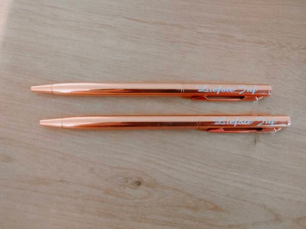 Chrome balpen juf