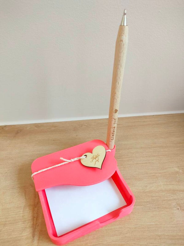 Notitie houdertje incl balpen en briefjes