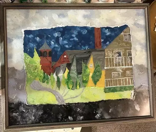 "Inspired by looking West on 8th- From Cascade"