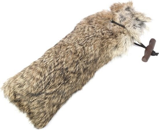 Dummy met konijnenvelletje