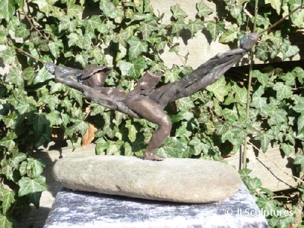 Bronzen beeld - Relax