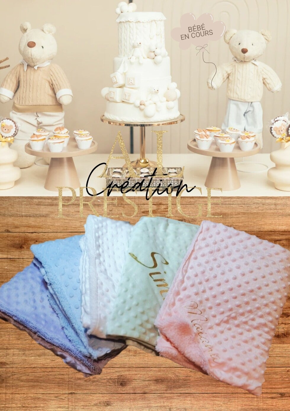 Couverture Baby minky