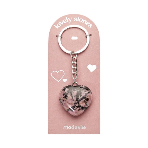 Sleutelhanger "Edelsteen Rhodonite"