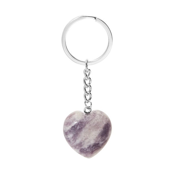 Sleutelhanger "Edelsteen Lepidolite"