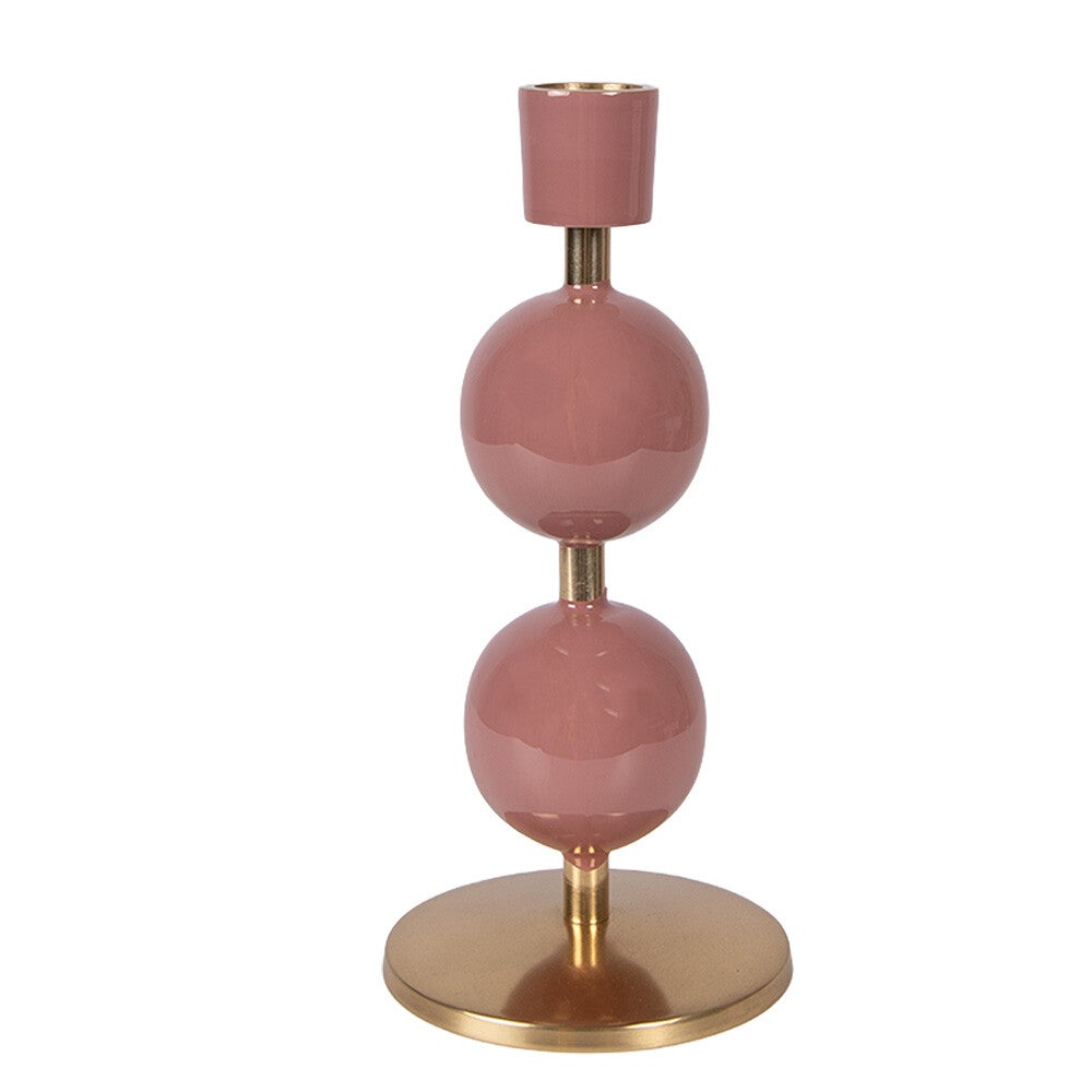 Kandelaar "Pink metal"