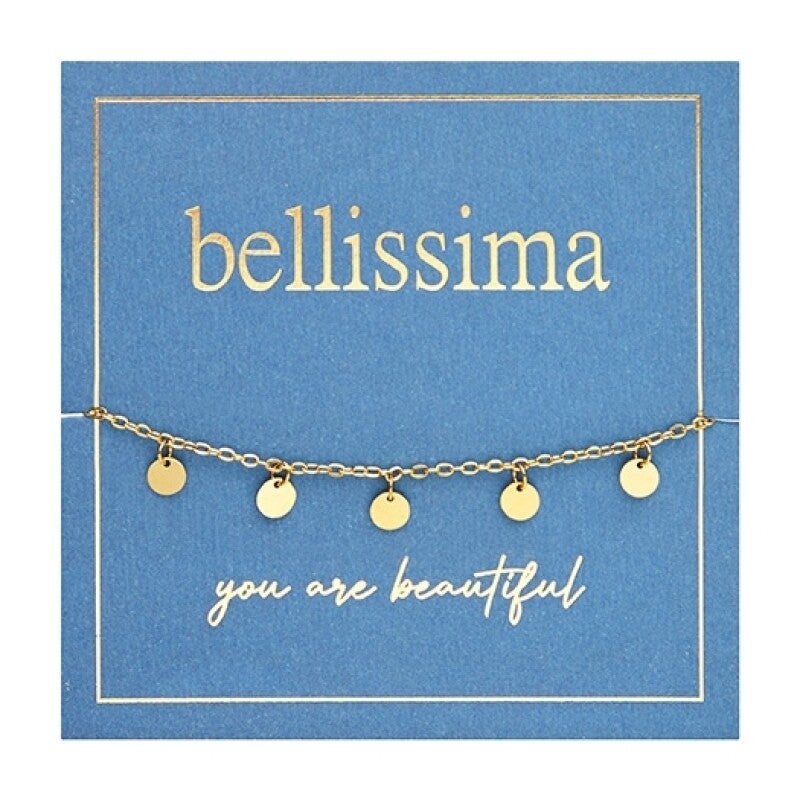Armband  "Bellissima hangplaatjes"