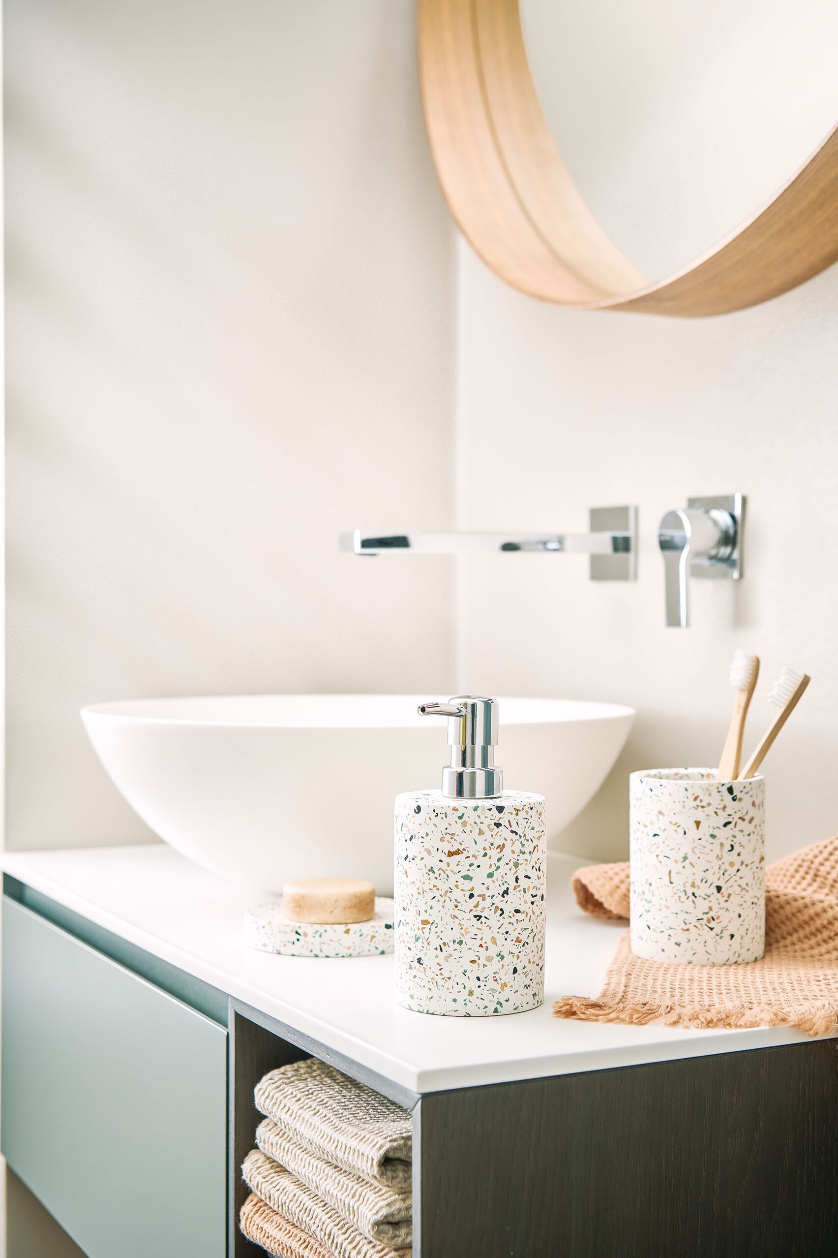 Tandenborstelbeker "Terrazzo"