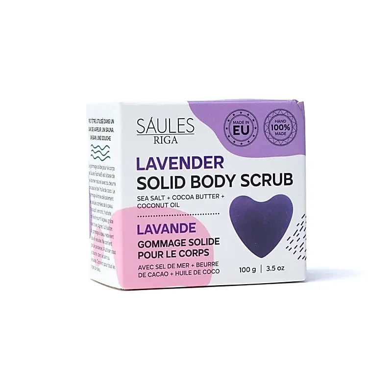 Bodyscrub zeep "Lavendel"
