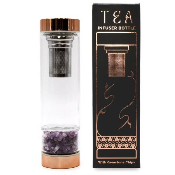 Thee infuser drinkfles "Amethist"