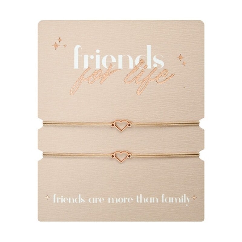 Vriendschapsarmbanden "Friends for life"