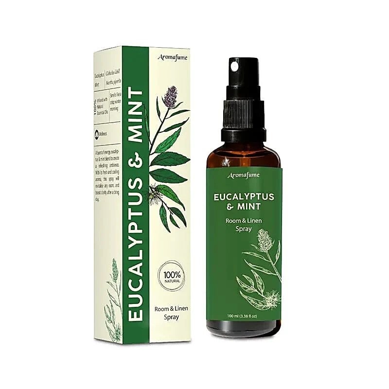 Aromafume kamer- & textielspray "Eucalyptus & munt"