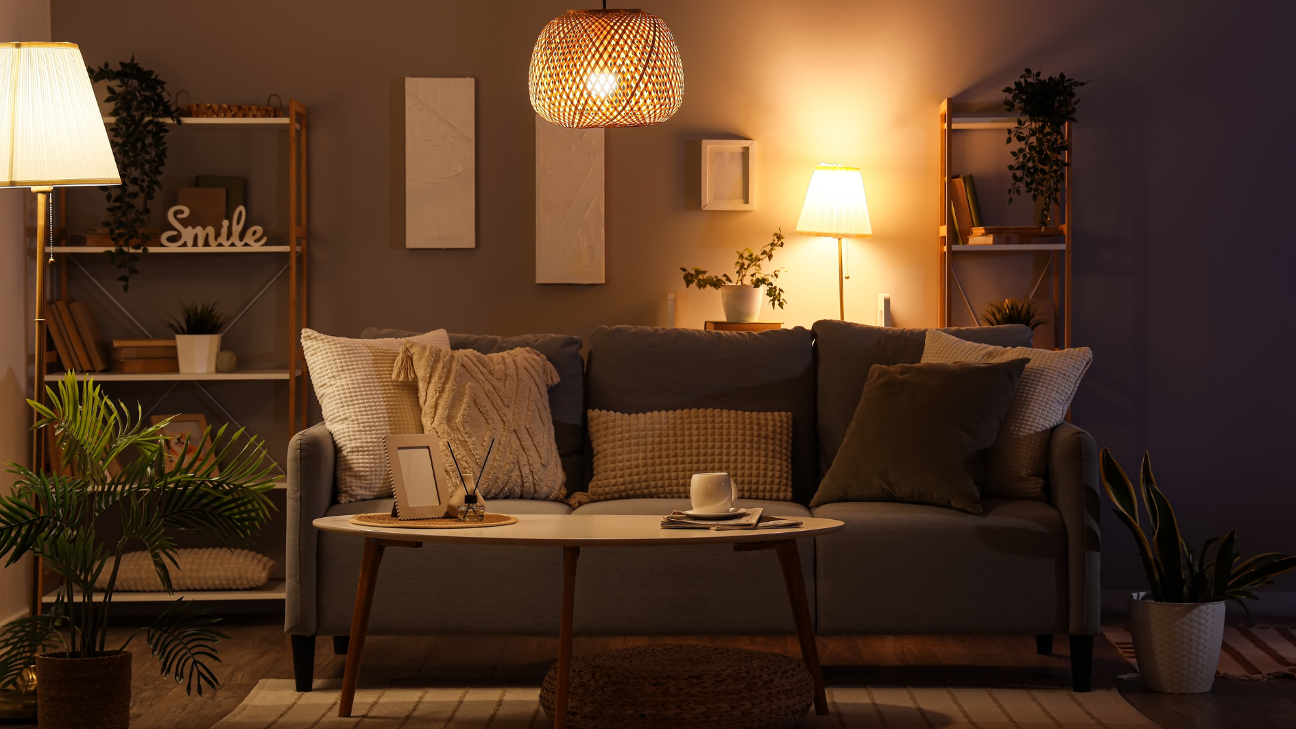 Harmonie in huis Verzacht de verlichting voor de avond
