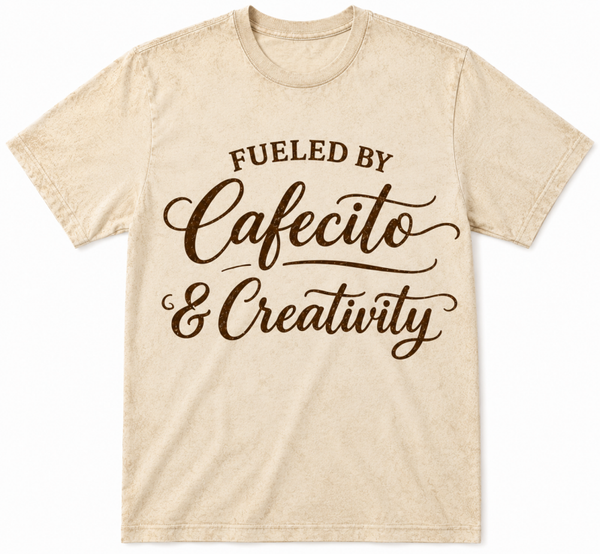 Fueled by Cafecito & Creativity Tee