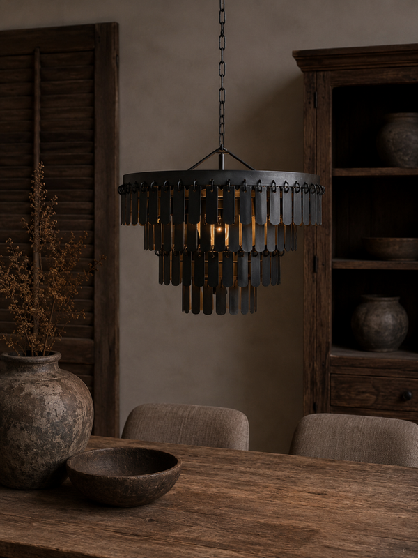 Metalen Hanglamp Iron Bruin – Old Look