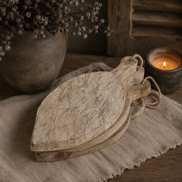 Leaf Plankje Hout – 35 x 16 cm