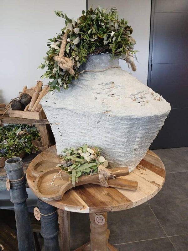 Eucalyptus Toef voor Leemmand of Grote Pot – Pistache, Steeneik & Grof Touw