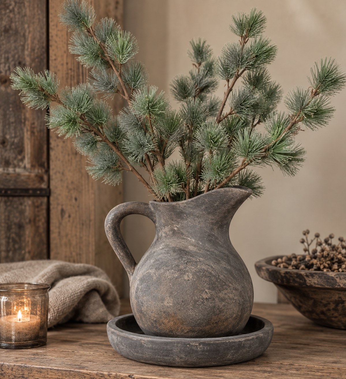 Kunsttak Larix groen – 80 cm