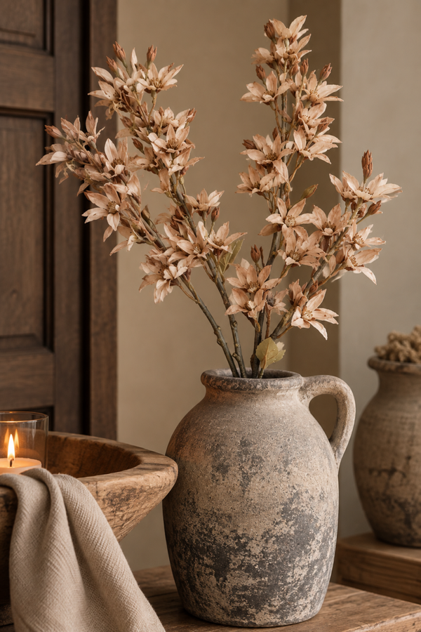 Kunsttak Magnolia Stellata lichtbruin – 90 cm