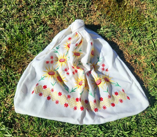 Sunflower knot bag