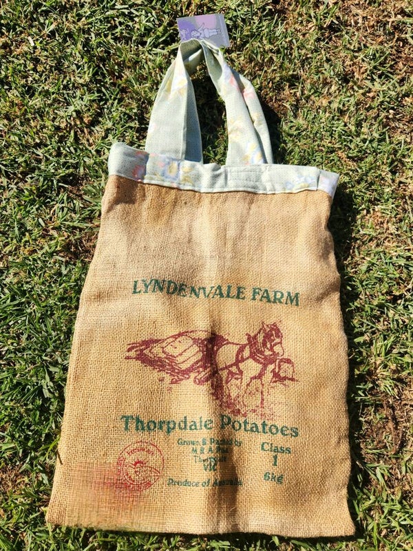 Potato sack shopping bag