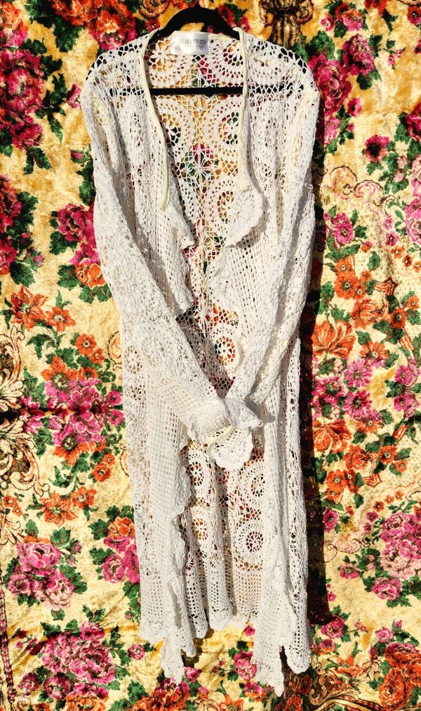 Crochet kimono