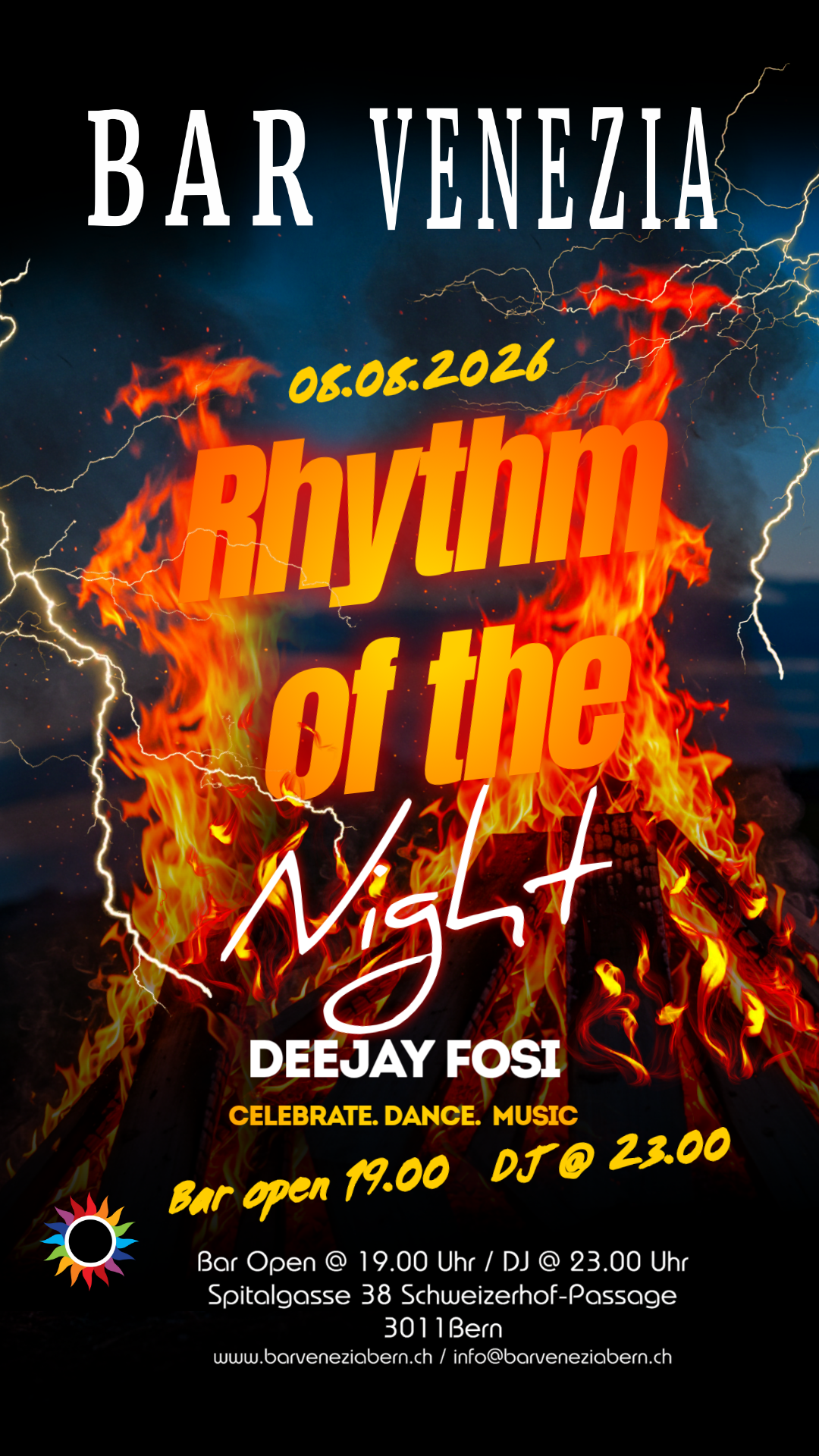 Bar Venezia, Celebrate Dance mit Deejay Fosi