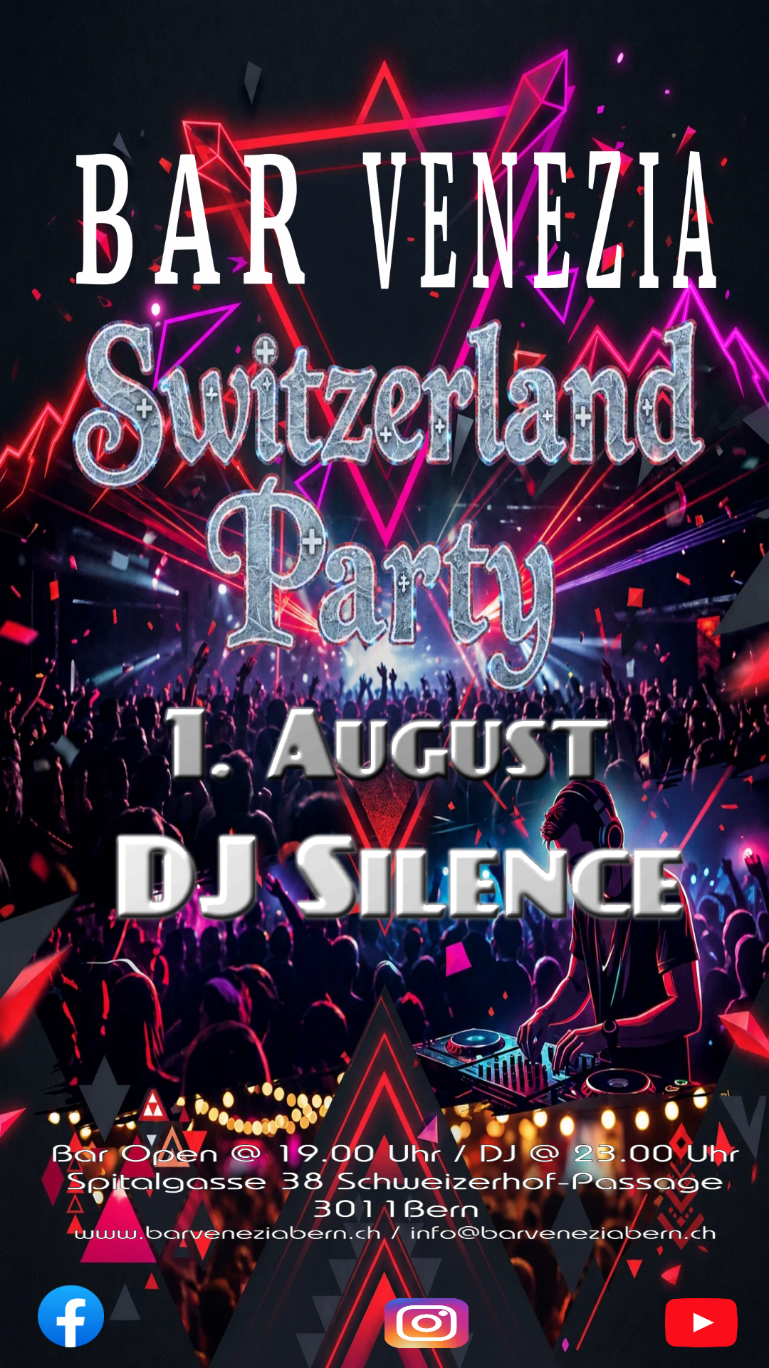 Bar Venezia, Party Party mit DJ Silence