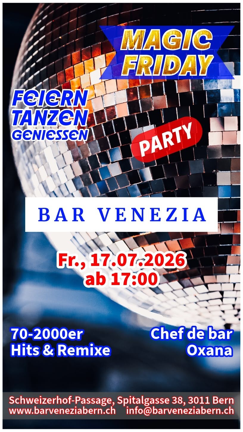 Bar Venezia, Celebrate Dance mit Deejay Fosi