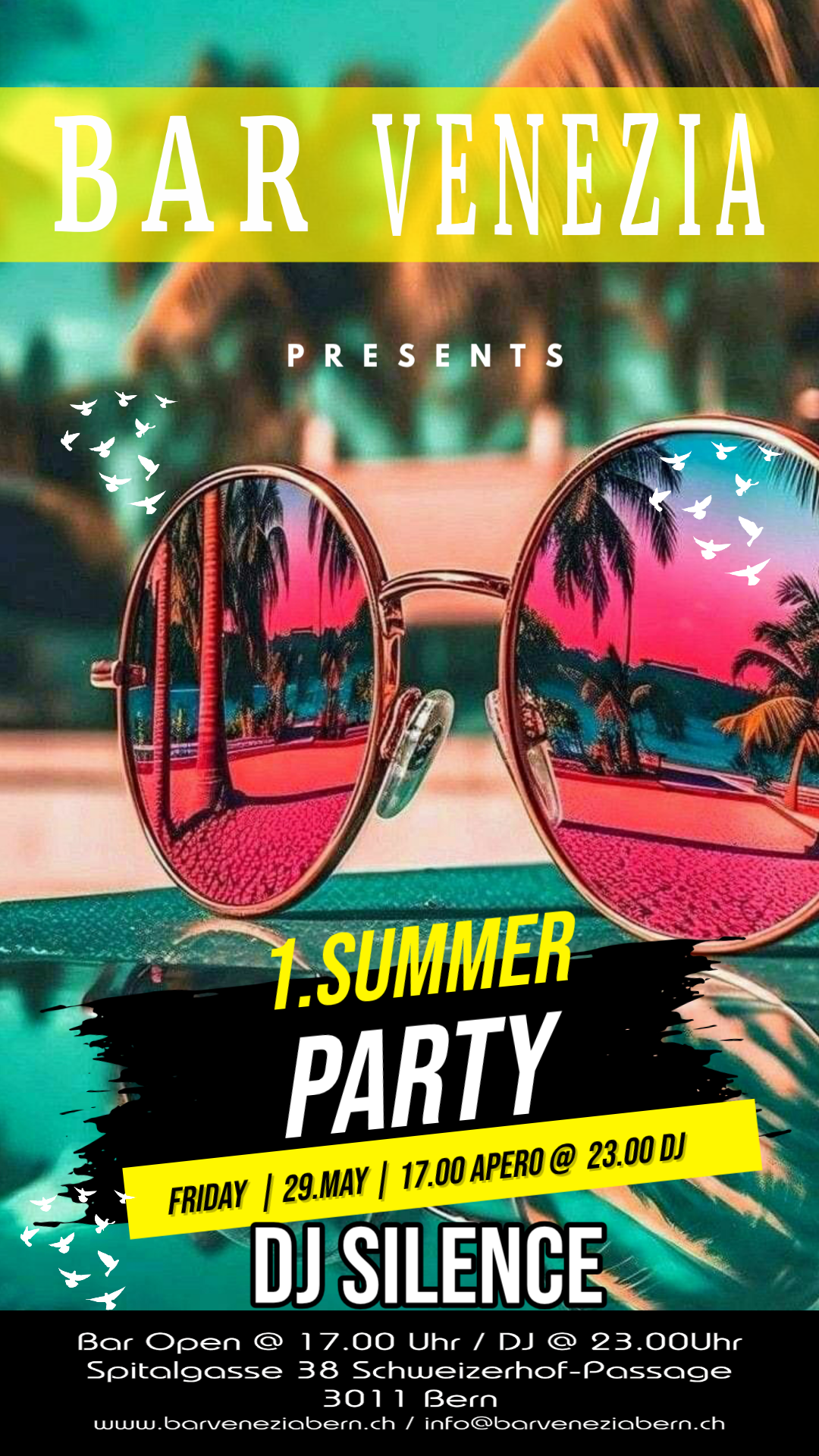 Bar Venezia,  First Summer Party mit DJ Silence