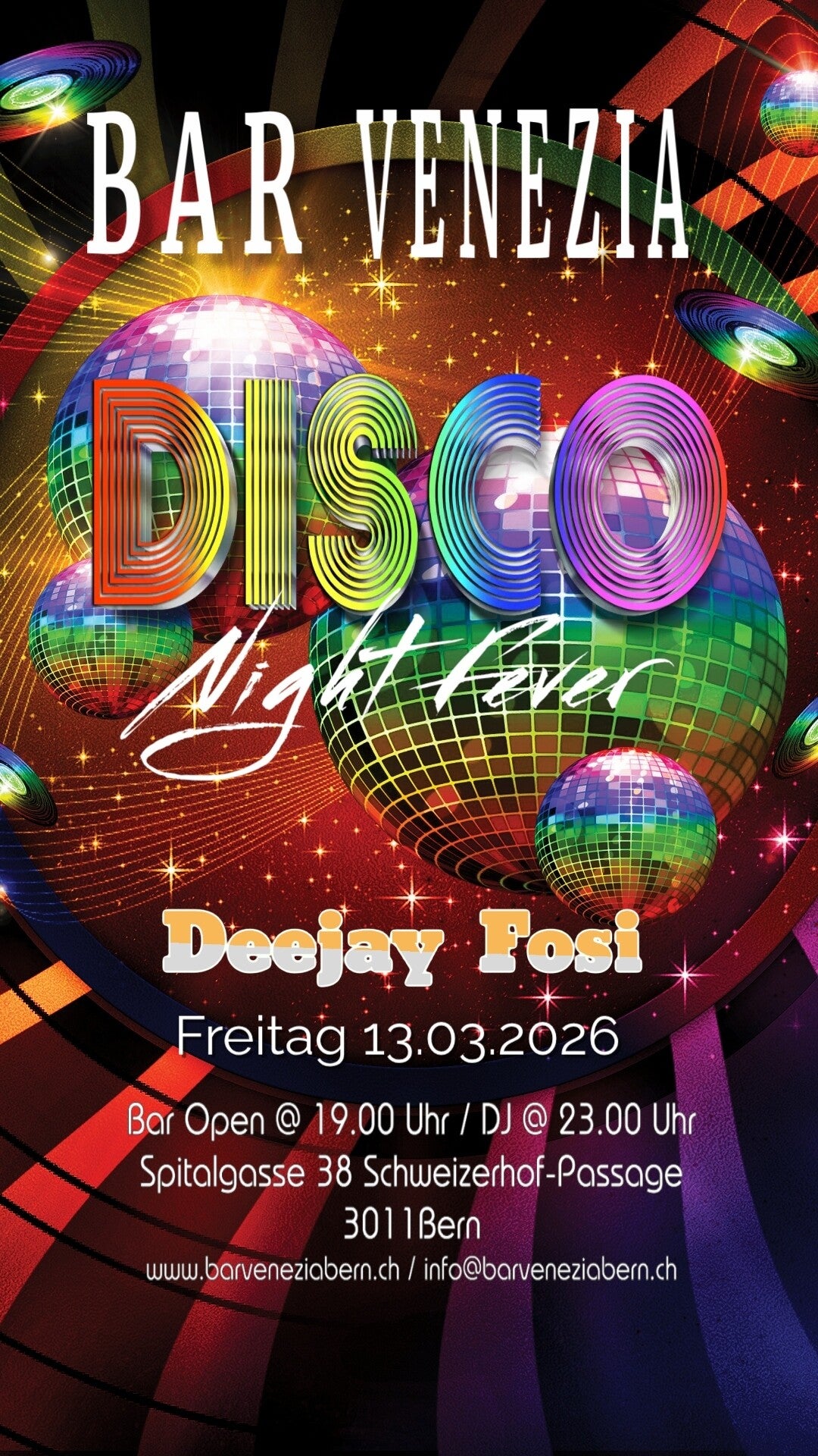 Bar Venezia, Disco Night Fever Deejay Fosi