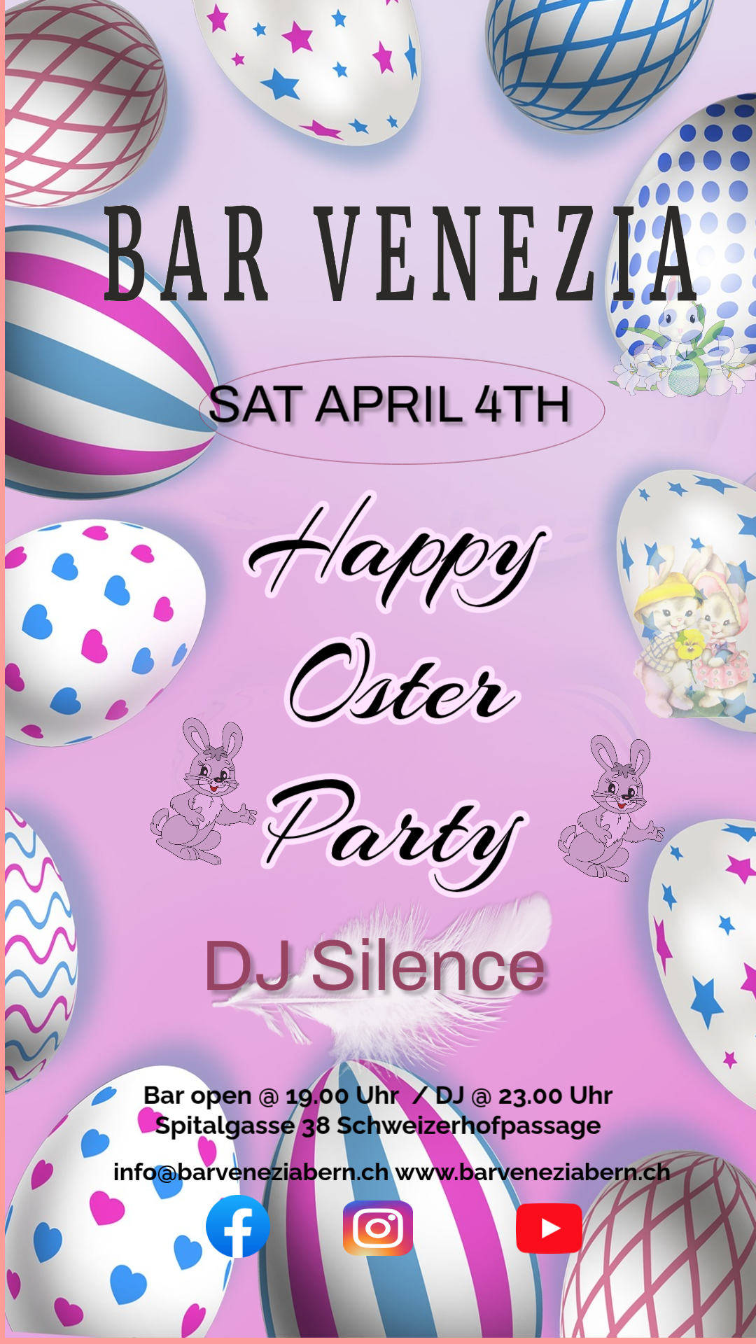 Bar Venezia, Happy Oster Party mit DJ Silence