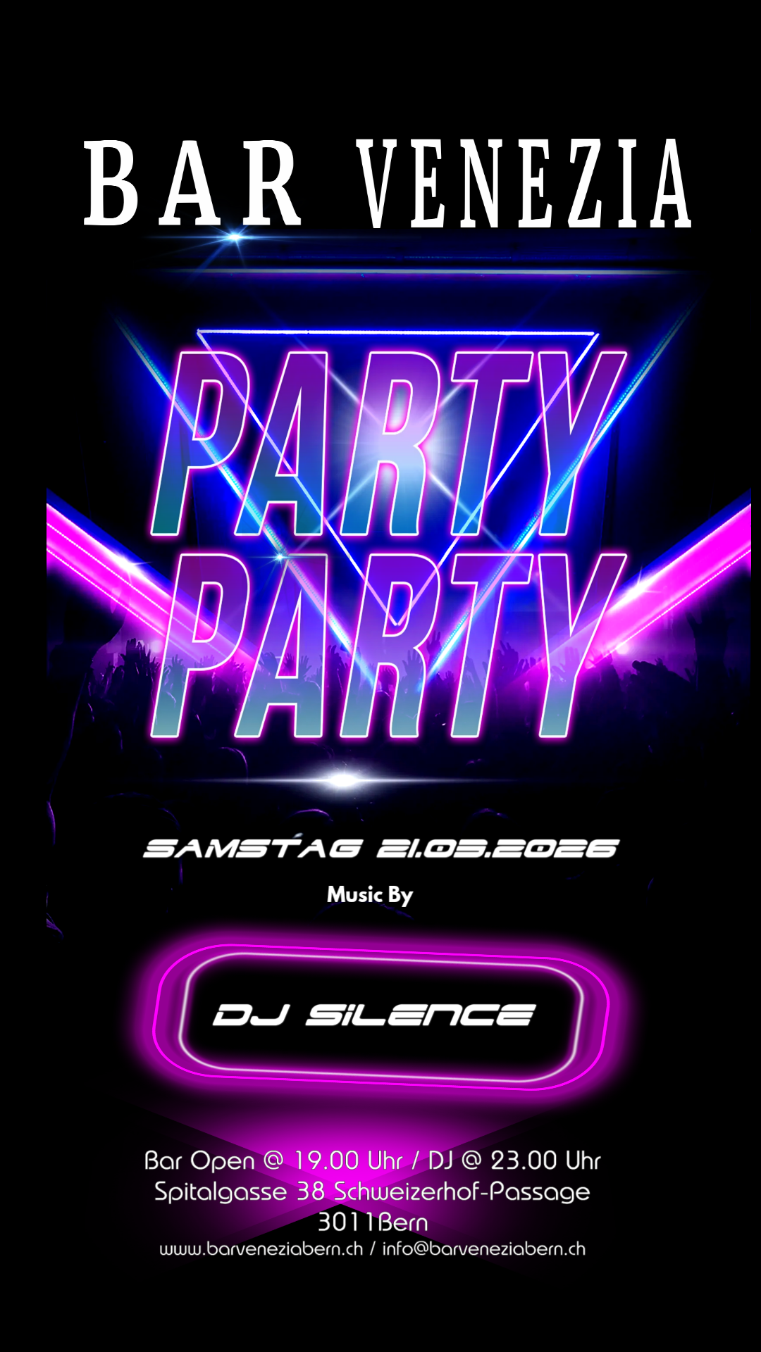 Bar Venezia, Party Party DJ Silence