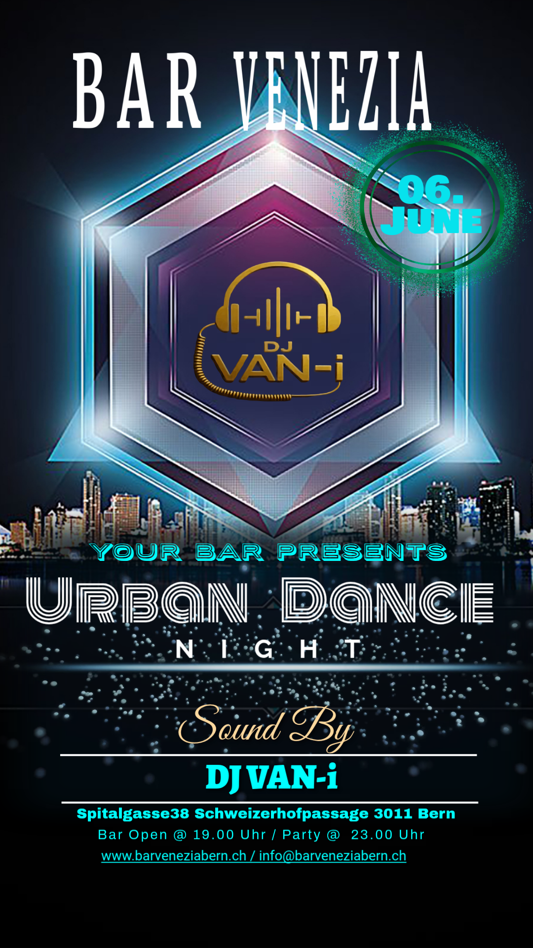 Bar Venezia, Urban Dance Night mit DJ VAN--i