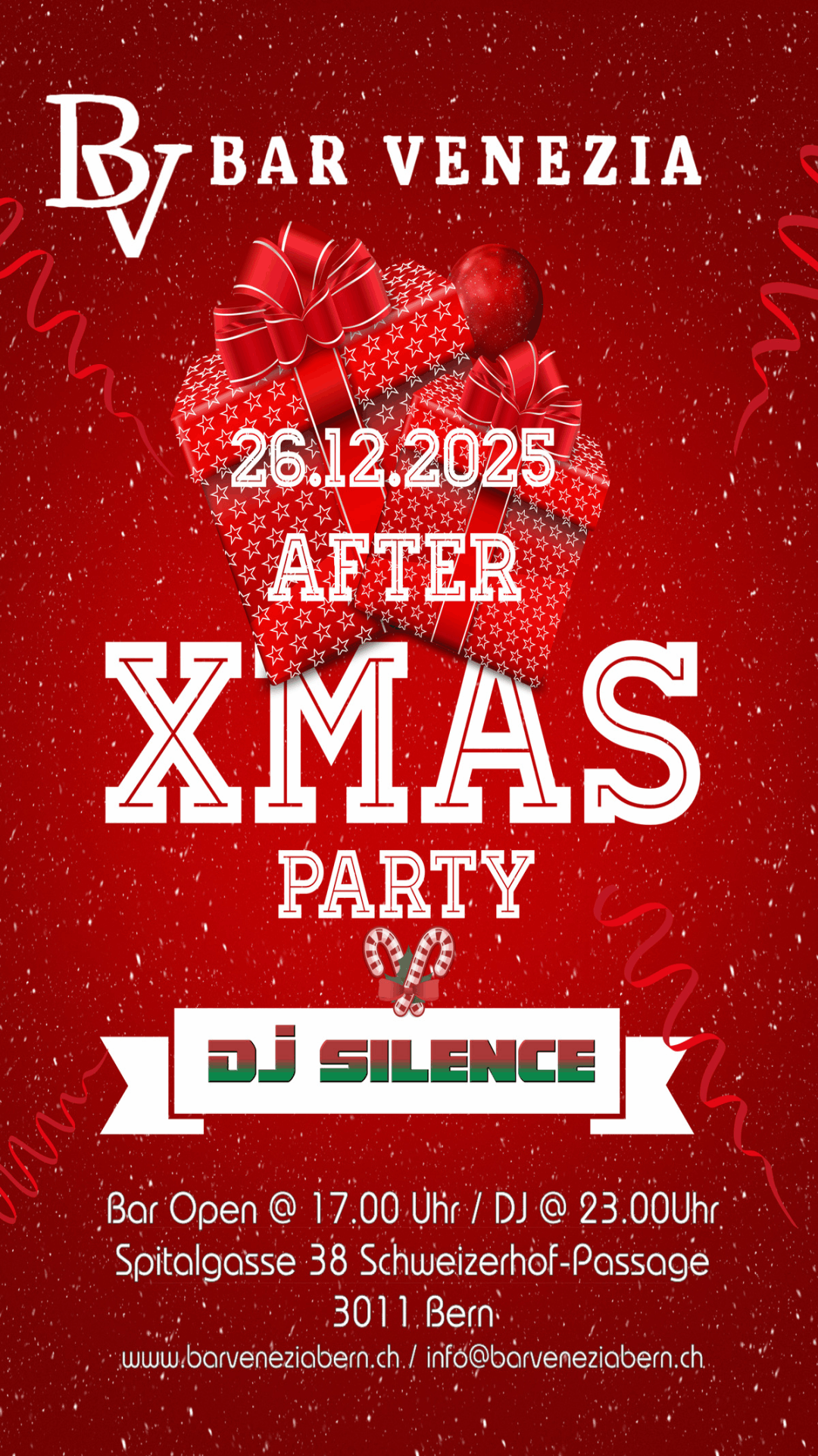 Bar Venezia, After X Mas mit DJ Silence