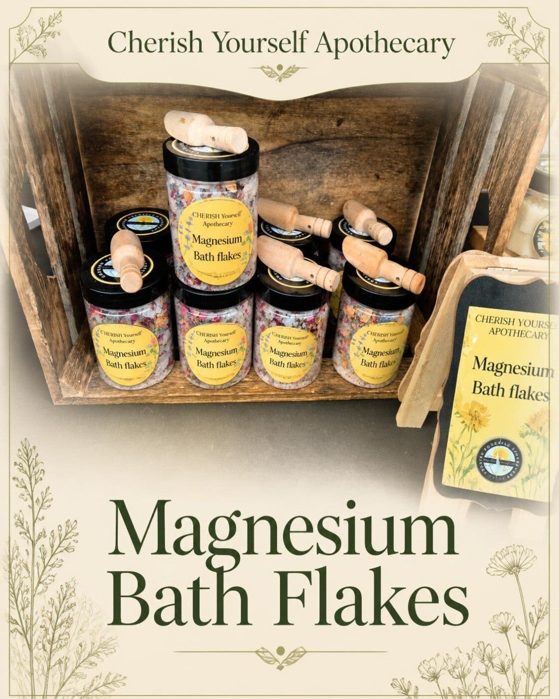 Magnesium Bath Flakes