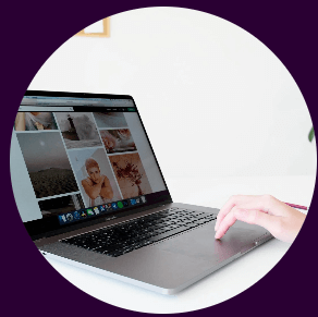 image of a laptop with a page open to represent my blog posts 