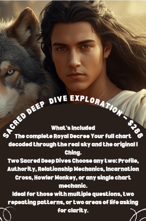 SACRED DEEP  DIVE EXPLORATION — $288