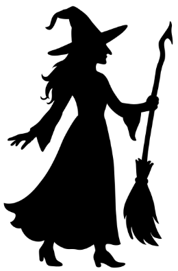 Image of a witch symbolizing emotional volatility and reactive expression in Solar Plexus conditioning.