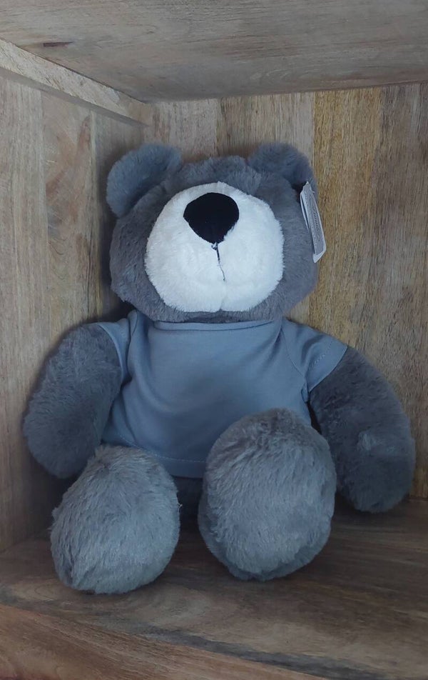 Beer Vic- 45cm - Blauwgrijs